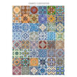 Portugál azulejo mintás szett - 48 db padlómatrica